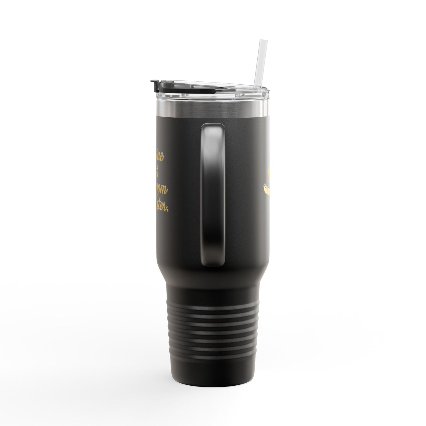 Travel Mug — “Caffeine First, Classroom Chaos Later” 40oz Insulated Tumbler