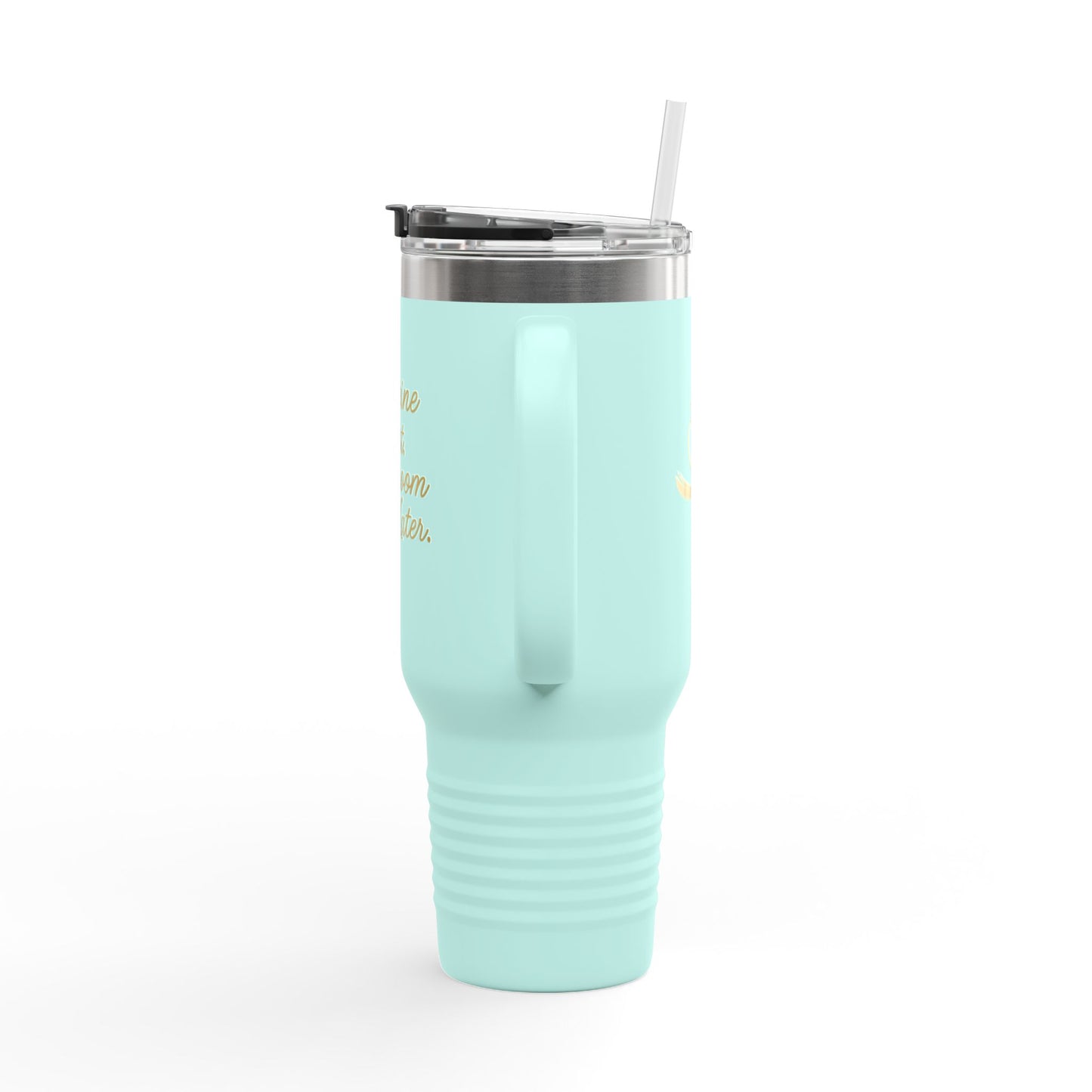 Travel Mug — “Caffeine First, Classroom Chaos Later” 40oz Insulated Tumbler