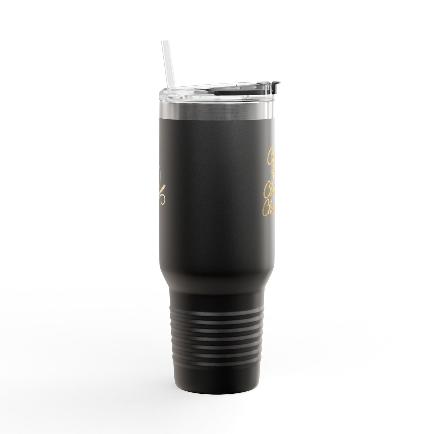 Travel Mug — “Caffeine First, Classroom Chaos Later” 40oz Insulated Tumbler