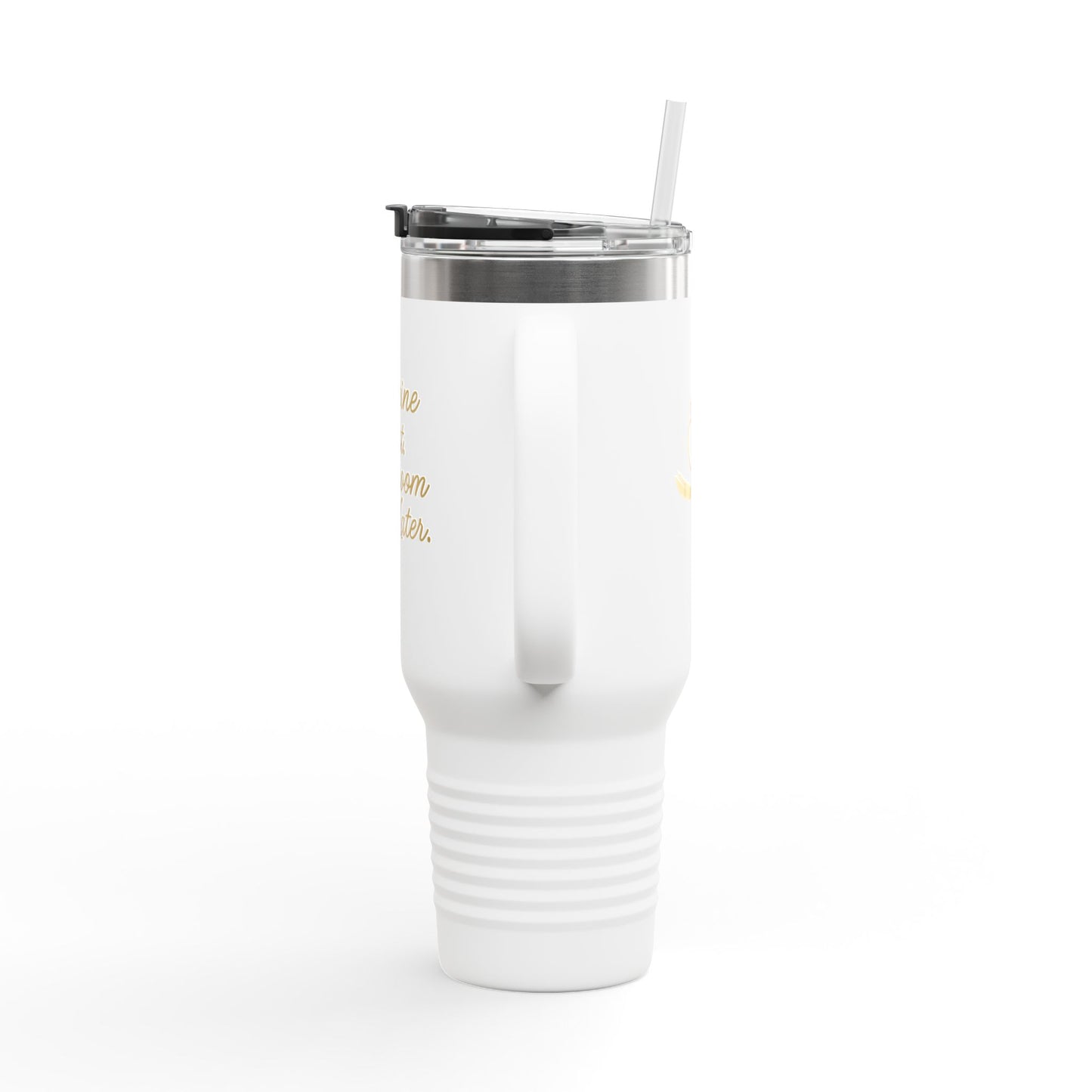 Travel Mug — “Caffeine First, Classroom Chaos Later” 40oz Insulated Tumbler